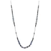 Sonoma Goods For Life® Silver Tone Blue Beaded Long Necklace