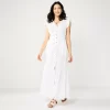 Women's Sonoma Goods For Life® Ruffle Sleeve Smocked Maxi Dress