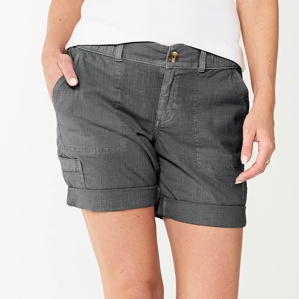 Petite Sonoma Goods For Life® Utility Bermuda Shorts 3 Petite Sonoma Goods For Life® Utility Bermuda Shorts