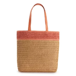 Sonoma Goods For Life® Straw Shopper Tote Bag