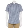 Men's Sonoma Goods For Life® Adaptive & Easy Dressing Short Sleeve Performance Shirt -Sonoma Goods For Life Shop 5940633 Navy Gingham