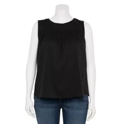 Plus Size Sonoma Goods For Life® Yoke Front Tank