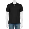 Men's Sonoma Goods For Life® Adaptive & Easy Dressing Pique Polo -Sonoma Goods For Life Shop 5971985 Midnight Black