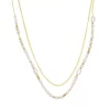 Sonoma Goods For Life® Gold Tone Beaded & Simulated Pearl Chain Layered Necklace