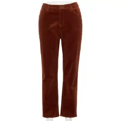 Plus Size Sonoma Goods For Life® Premium Mid-Rise Curvy Straight-Leg Jeans